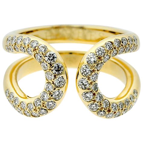 hermes gold ring|Hermes gold rings for sale.